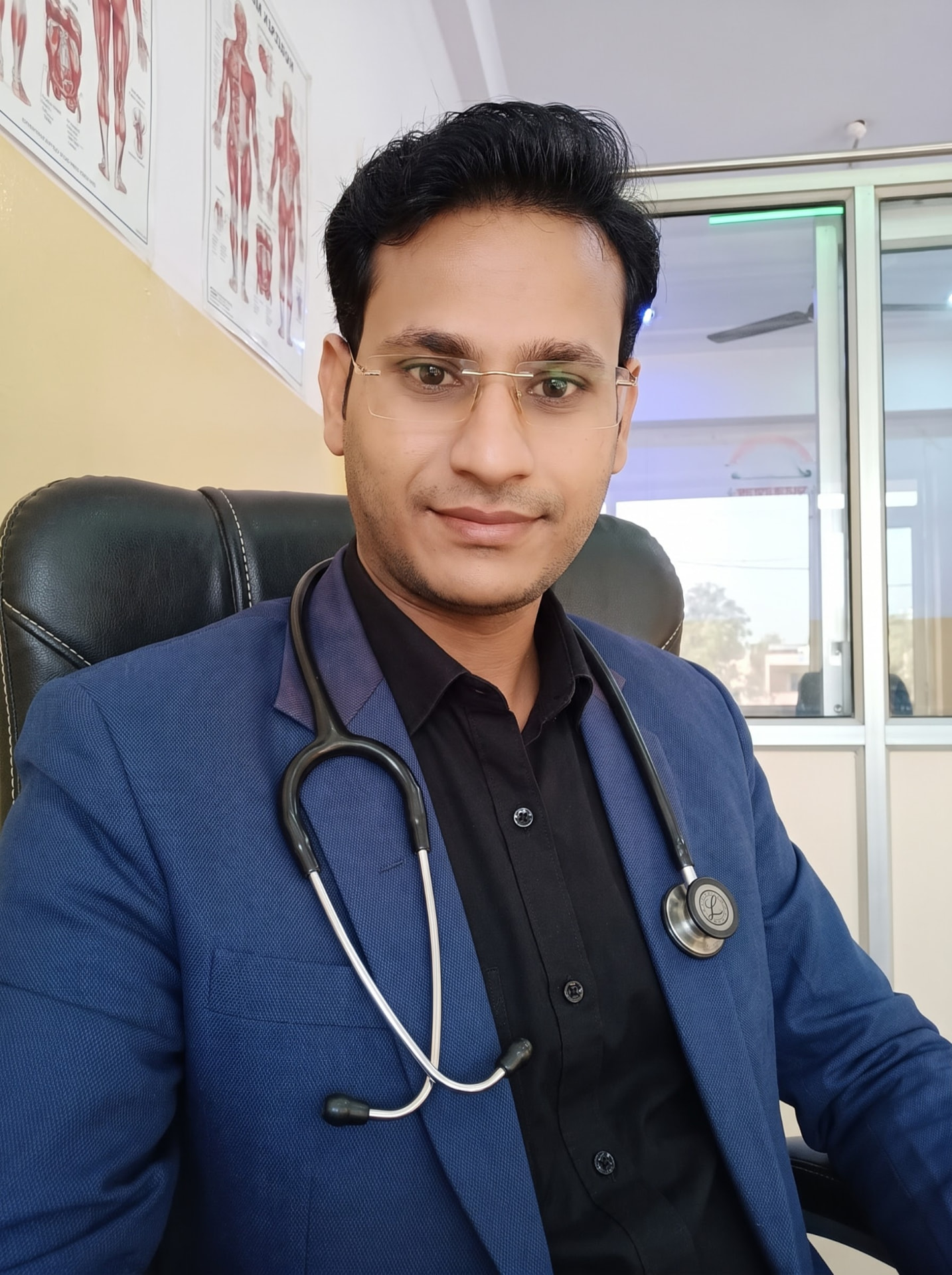 Portrait of Dr. V.K. Saini, PT